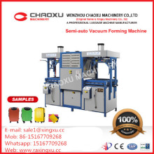 High Efficiency S Semi-Auto Plastic Luggage Suit Case Thermoforming Machine